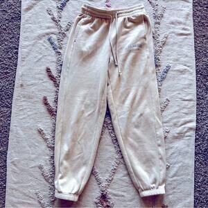 PacSun Pacific Sunwear Cream Casual Pull on Jogger Sweatpants size XS